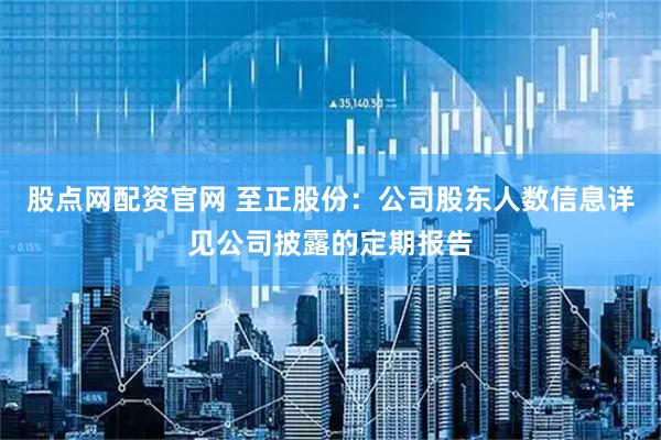 股点网配资官网 至正股份：公司股东人数信息详见公司披露的定期报告