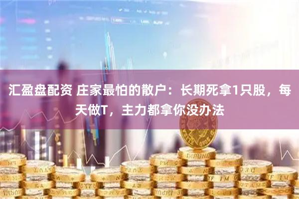 汇盈盘配资 庄家最怕的散户：长期死拿1只股，每天做T，主力都拿你没办法